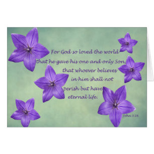 Cartão John 3:16