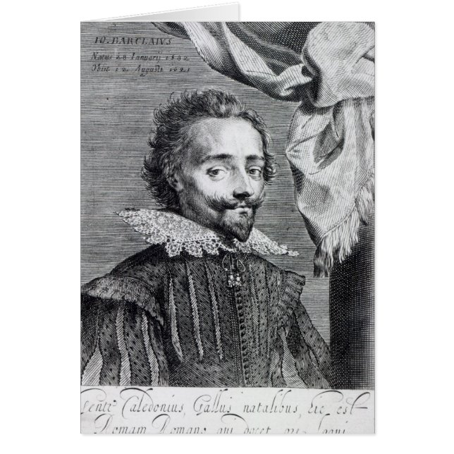 Cartão John Barclay, c.1623 (Frente)