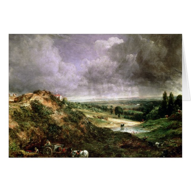 Cartão John Constable | Hampstead Heath (Frente Horizontal)
