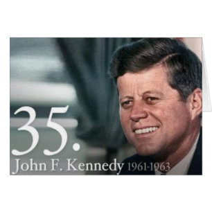 Cartão John F Kennedy