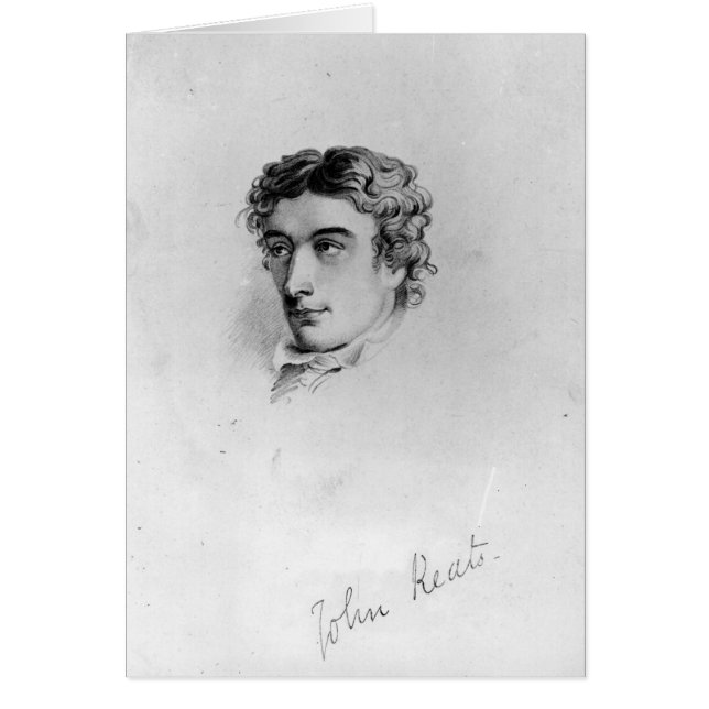 Cartão John Keats (Frente)