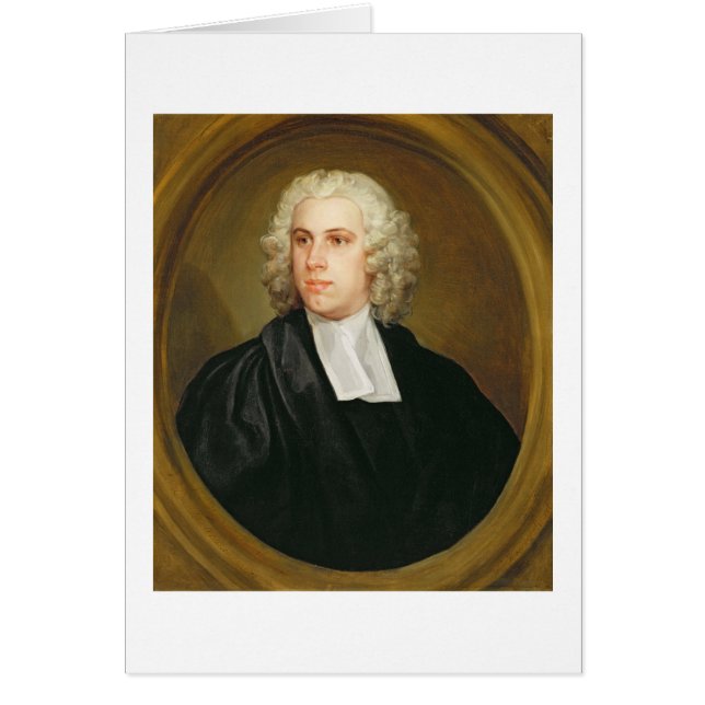 Cartão John Lloyd, Curate de St. Mildred, rua larga, (Frente)