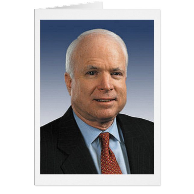 Cartão John McCain (Frente)