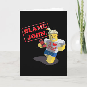 Cartão John Shedletsky Eu Amo Frango Frito Eu Sou O Nasci