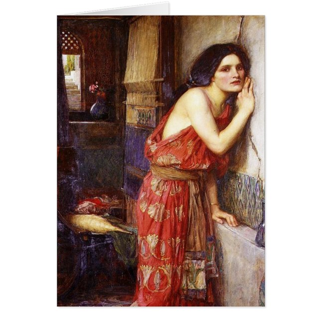 Cartão John William Waterhouse (1909) 'Thisbe (Frente)