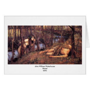 Cartão John William Waterhouse - Naiad
