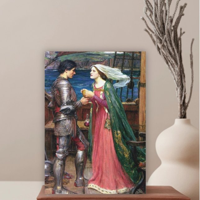 Cartão John William Waterhouse Tristão e Isolda (Criador carregado)