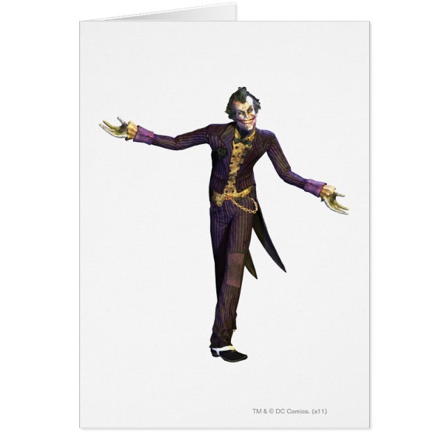 Cartão Joker Arms Out (Frente)