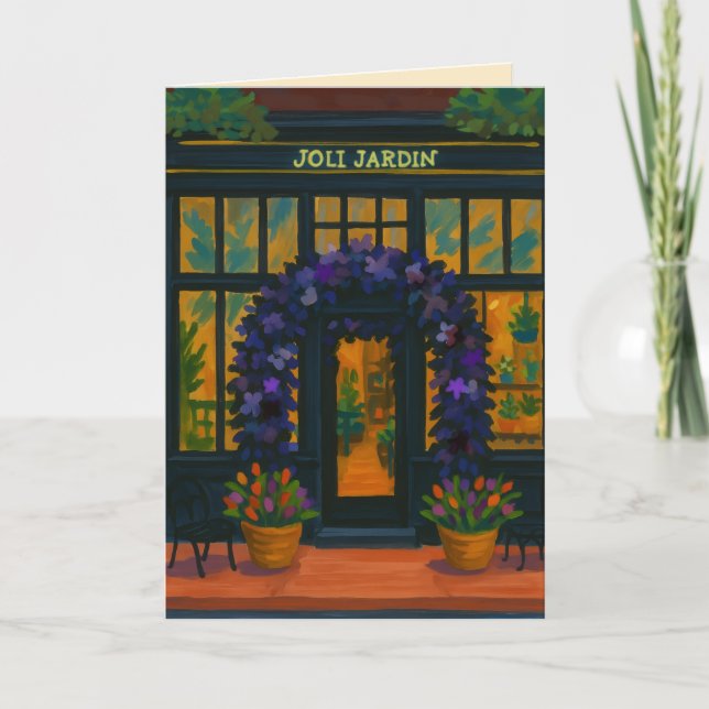 Cartão Joli Jardin  (Frente)