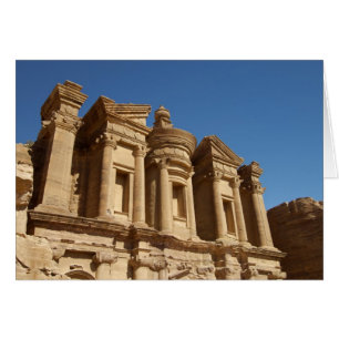 Cartão Jordânia, Petra, O Mosteiro, Al Deir. 2