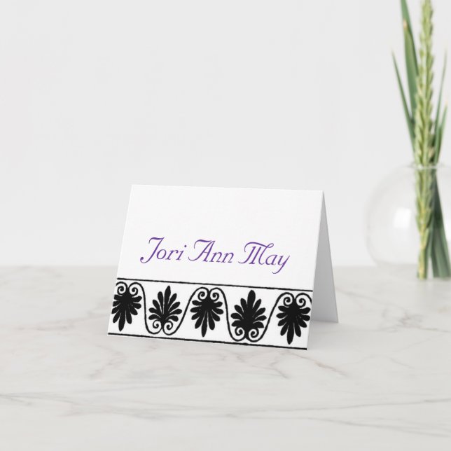 Cartão Jori Note Card (Frente)