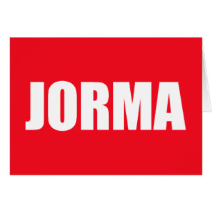 Cartão Jorma