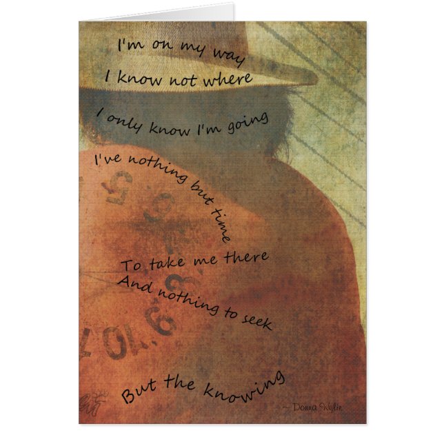 Cartão Jornada - "Estou a caminho" (Frente)