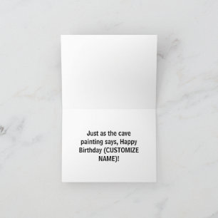 Cartão Jornal Egípcio Caverna Humorosamente Engraçado Ani