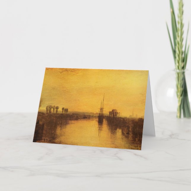 Cartão Joseph Mallord Turner - Canal de Chichester (Frente)