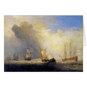 Cartão Joseph Mallord Turner - ferryboats de Rotterdam