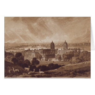 Cartão Joseph Mallord William Turner Londres de Greenw