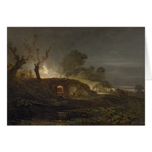 Cartão Joseph Mallord William Turner uma estufa de