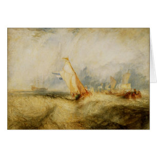 Cartão Joseph Mallord William Turner Van Tromp Going Ab