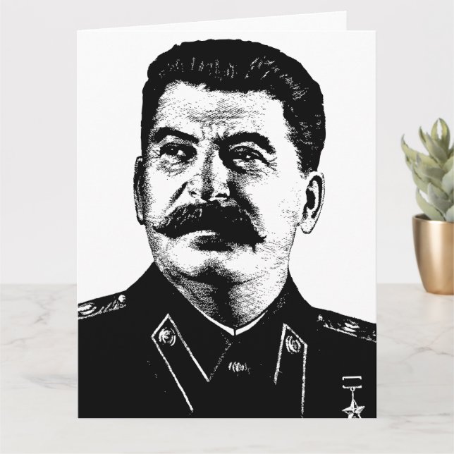 Cartão Joseph Stalin, URSS, CCCP, União Soviética, Comuni (Planta pequena)