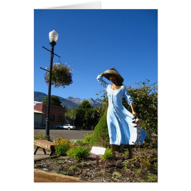 Cartão Joseph Statue (Frente)