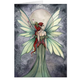 Cartão Josephina Fantasy Fairy Art Card de Molly Harrison