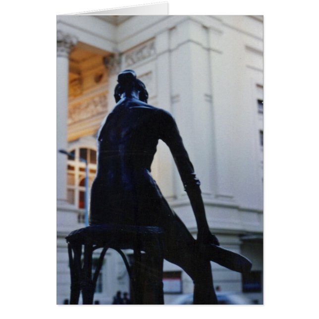 Cartão 'Jovem Dançarino' do Jardim Covent (Frente)