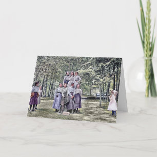 CARTÃO JOVENS MULHERES FABULOSAS DA DÉCADA DE 1890 COLOCA