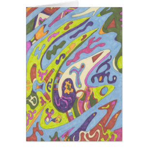 Cartão Joy, abstrato