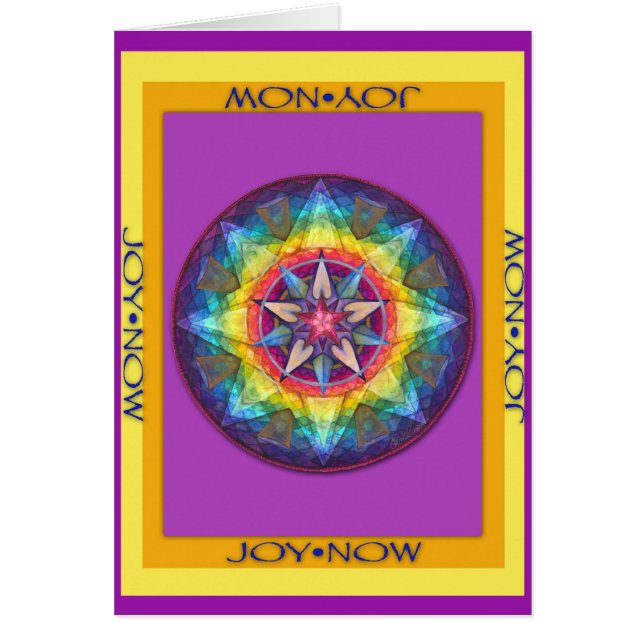 Cartão Joy Now Card (Frente)