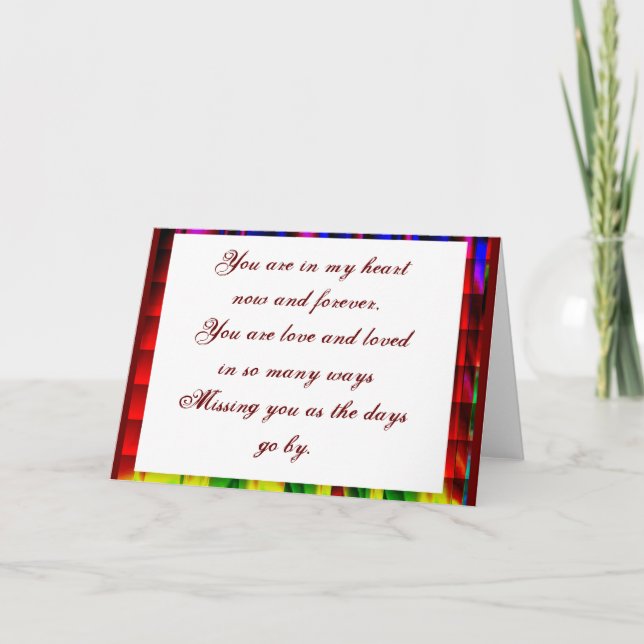 Cartão Joy of Love (Frente)