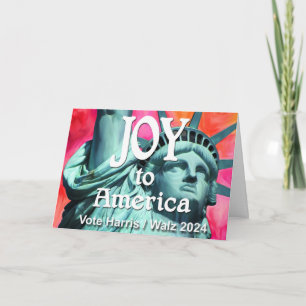 Cartão Joy para America Harris Walz