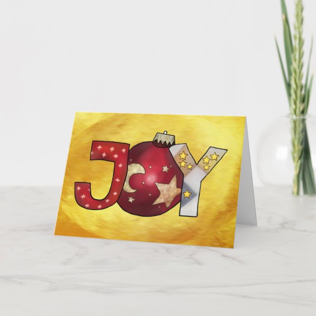Cartão Joy  postkarte (Frente)