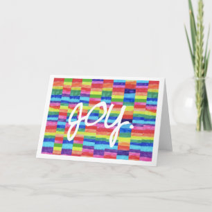 Cartão Joy Rainbow Frameable Notecard