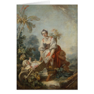 Cartão Joys of Motherhood by Fragonard