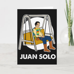 Cartão Juan Solo Divertido Cinco De Mayo Mexicano Latino