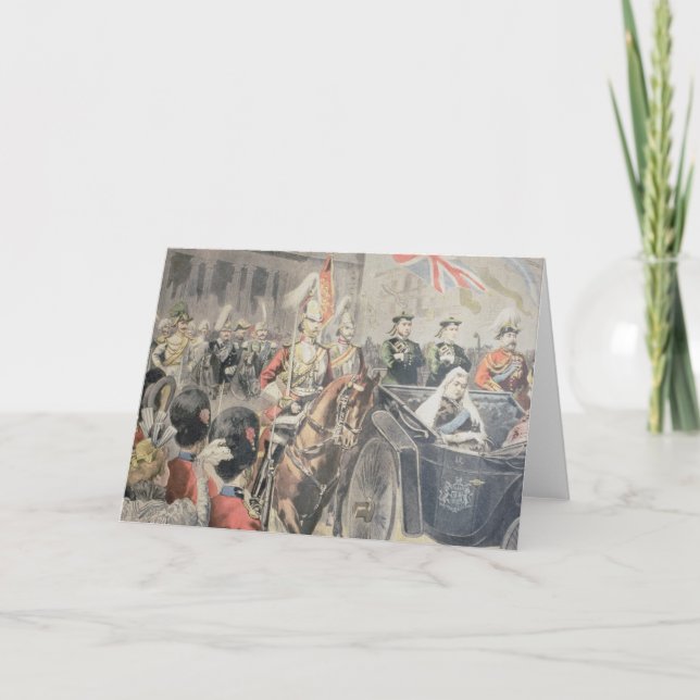 Cartão Jubileu da Rainha de Inglaterra (Frente)