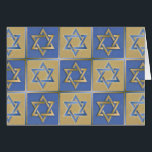 Cartão Judaica Star De David Metal Dourado Azul<br><div class="desc">Você está vendo a coleção de Design Lee Hiller. Roupa,  Ofertas e Coleções Lee Hiller Fotografia ou Coleção de Arte Digital. Você pode ver sua fotografia da Nature em http://HikeOurPlanet.com/ e seguir seu blog de caminhada no Hot Primavera National Park.</div>