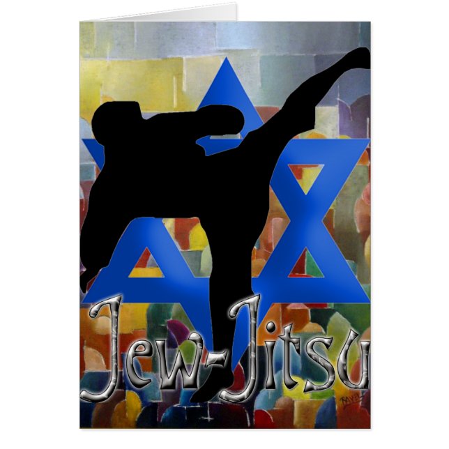 Cartão Judeu Jitsu (Frente)