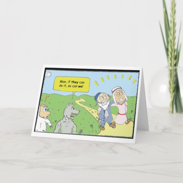 Cartão Judeus contra muçulmanos (Frente)