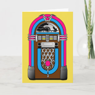 Cartão Jukebox Greeting Card