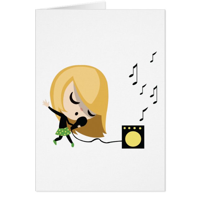 Cartão Jules o cantor (Frente)