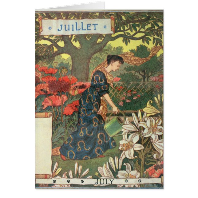 Cartão Julho (Frente)