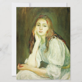 Cartão Julie Daydreaming (Jovem Linda)