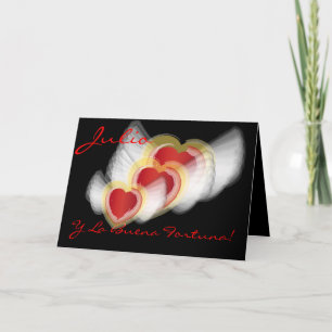 Cartão "Julio Y La Buena Fortuna!"-Customize