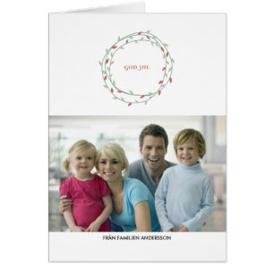 Cartão Julkran ferehälsning