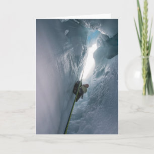 Cartão Juneau Icefield Crevasse (Blank Inside)