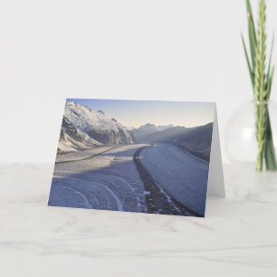 Cartão Juneau Icefield Gilkey Trench (Blank Inside)