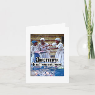 Cartão Juneteenth