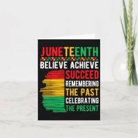 Juneteenth Acredite Alcance Sucesso História Negra